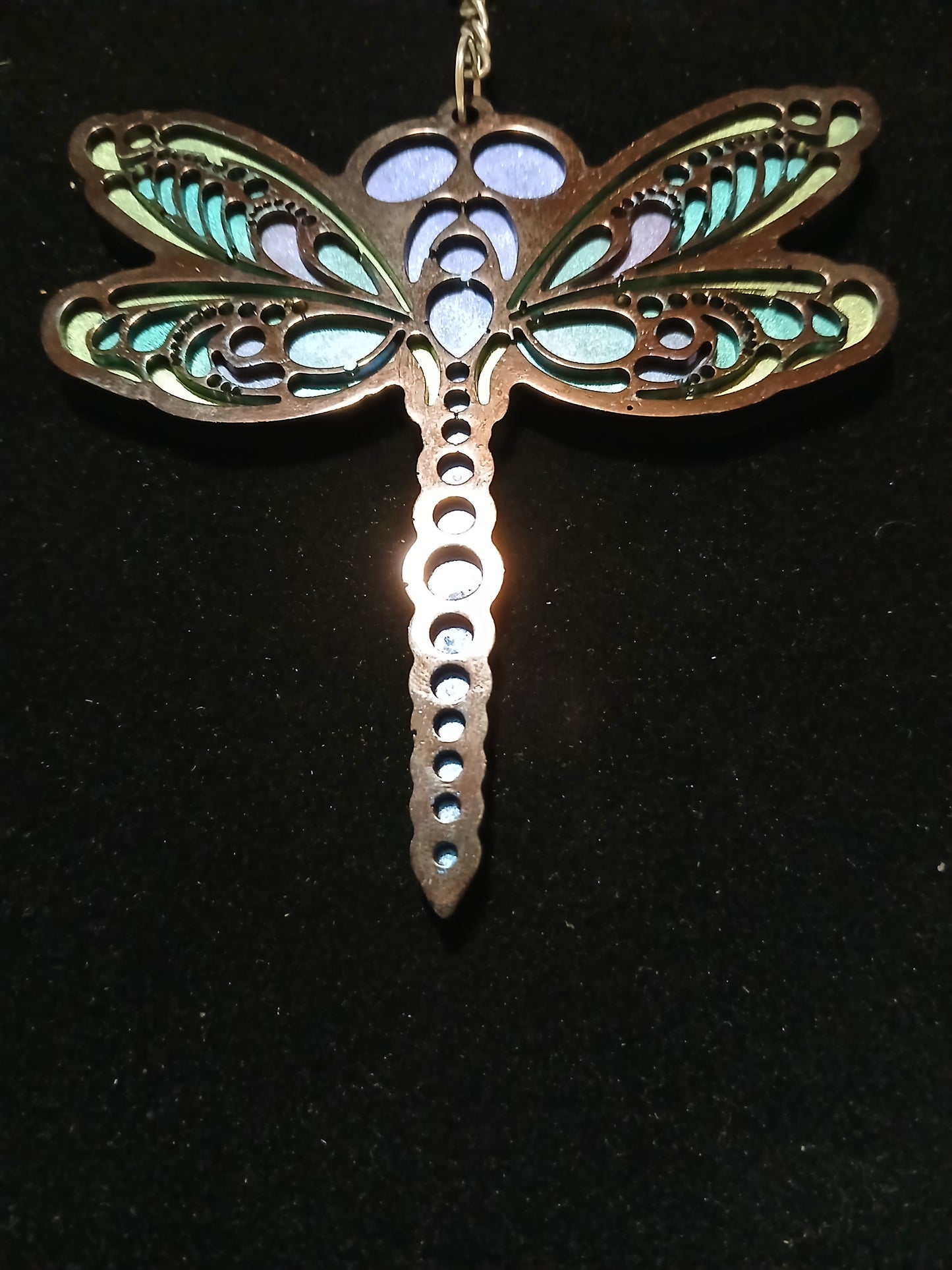 Dragonfly shaped large Keychain